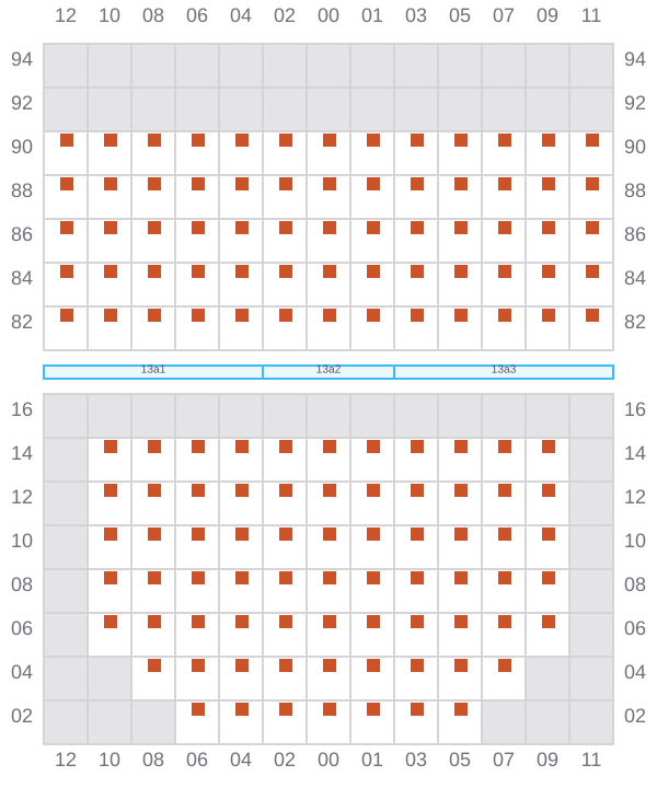 Bay 015 view and slots of HOPE ISLAND