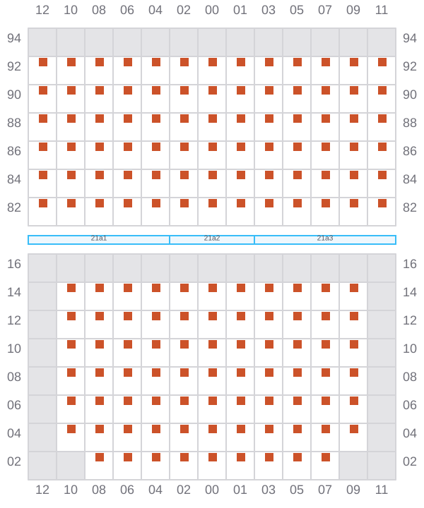 Bay 023 view and slots of HOPE ISLAND