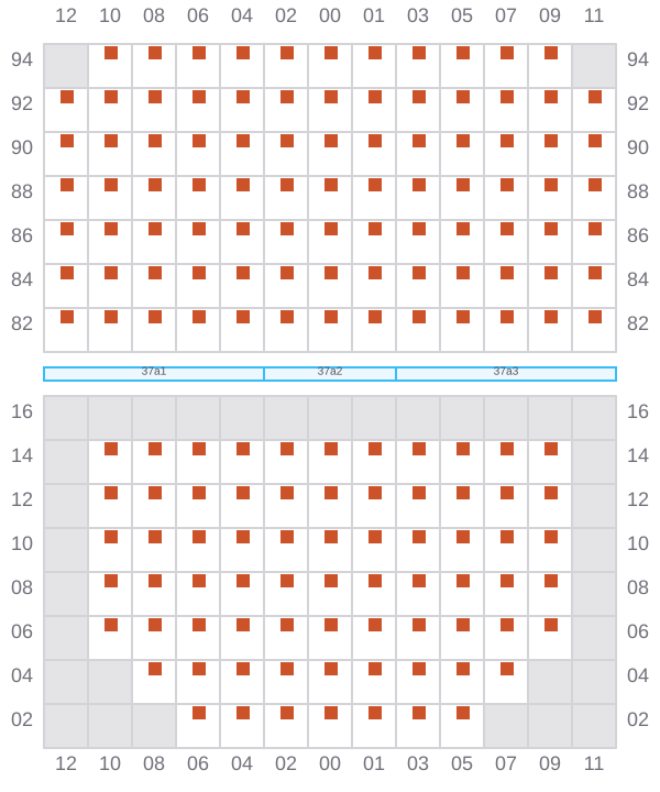 Bay 039 view and slots of HOPE ISLAND