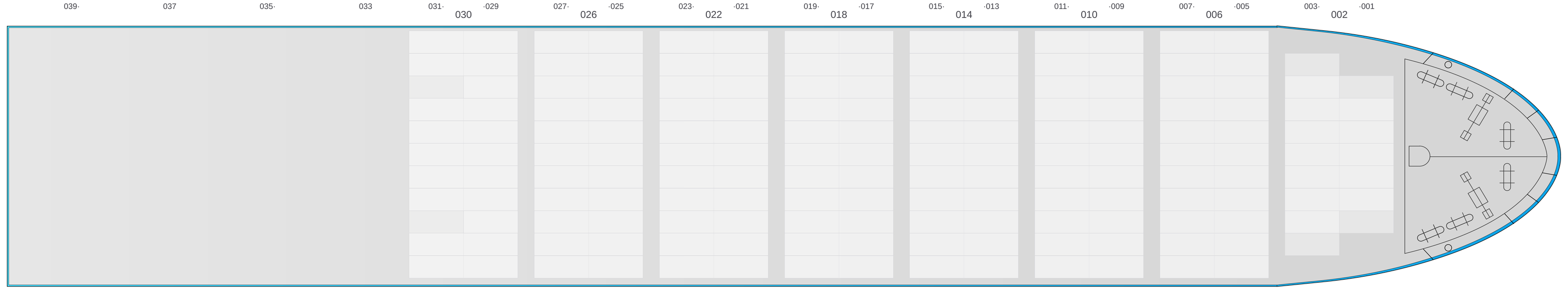 Deck view of ANDERSON DRAGON