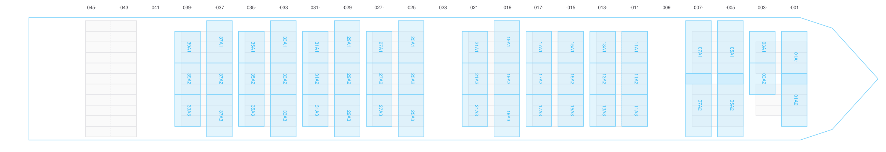 Deck view of MAERSK NILE