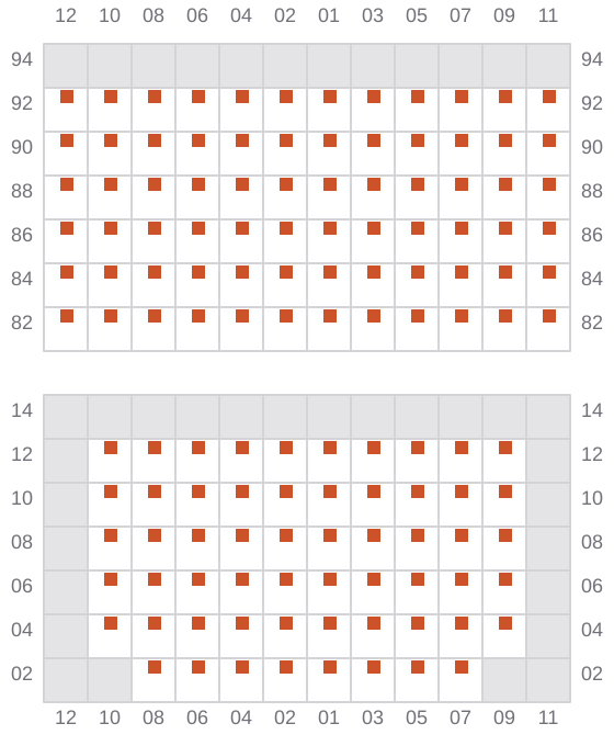 Bay 037 view and slots of HUTTON