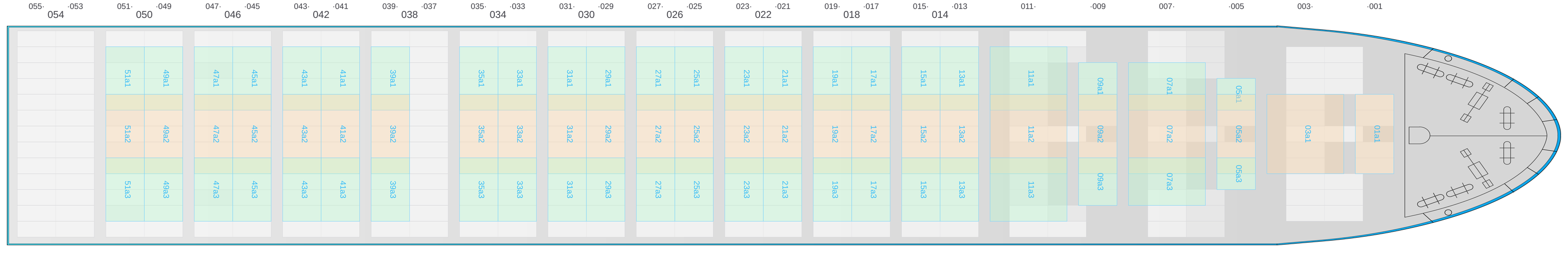Deck view of GSL CHATEAU DIF