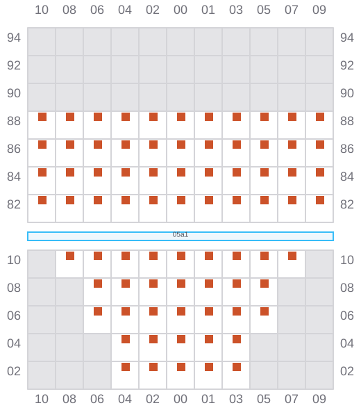 Bay 007 view and slots of BANGKOK