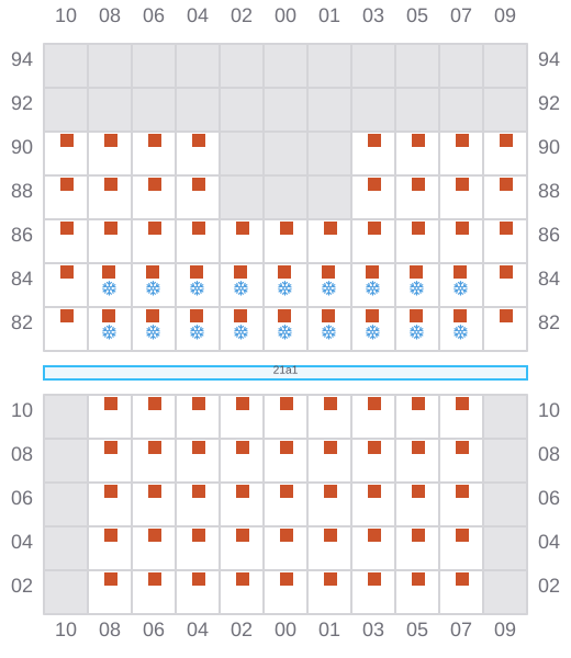 Bay 023 view and slots of BANGKOK