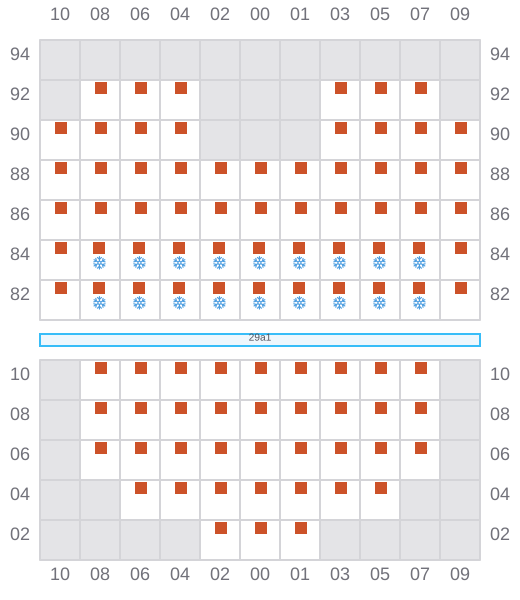 Bay 031 view and slots of BANGKOK