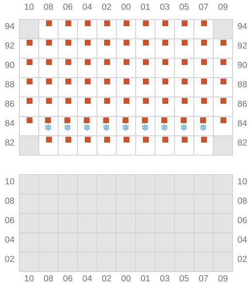 Bay 035 view and slots of BANGKOK