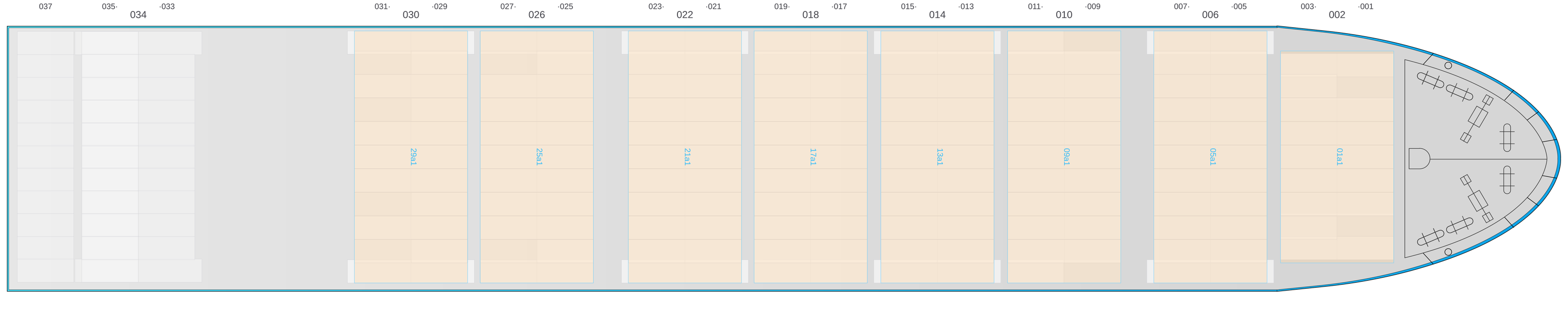 Deck view of BANGKOK