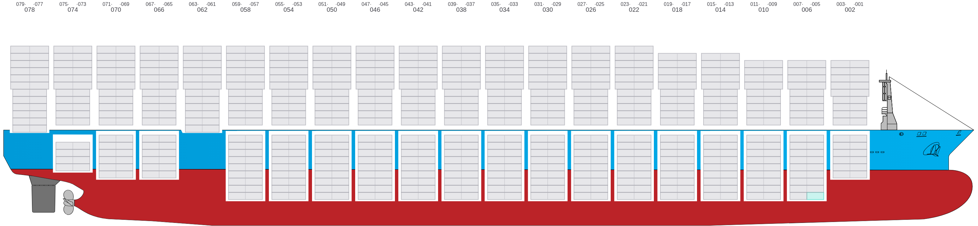 Side view of MSC ELIANA