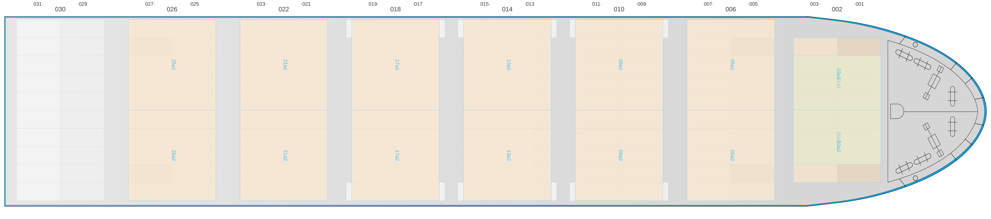 Deck view of HR TURAG