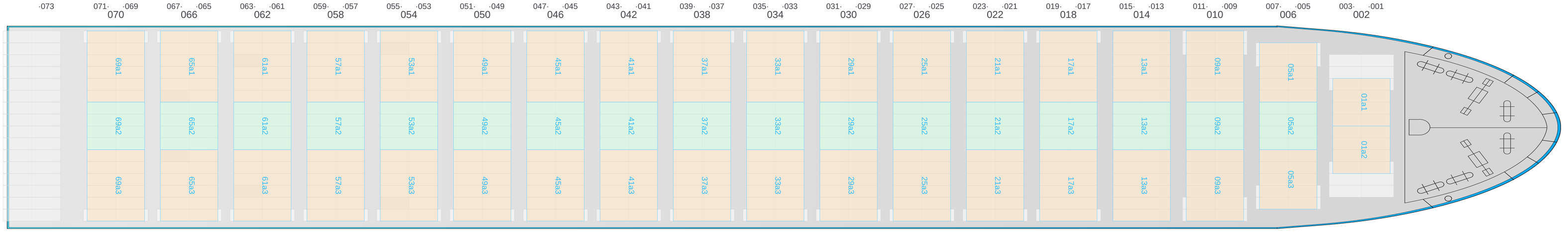 Deck view of MAERSK SENTOSA