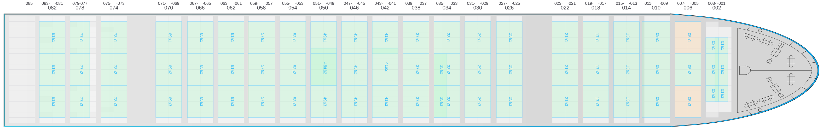 Deck view of CMA CGM ARGENTINA