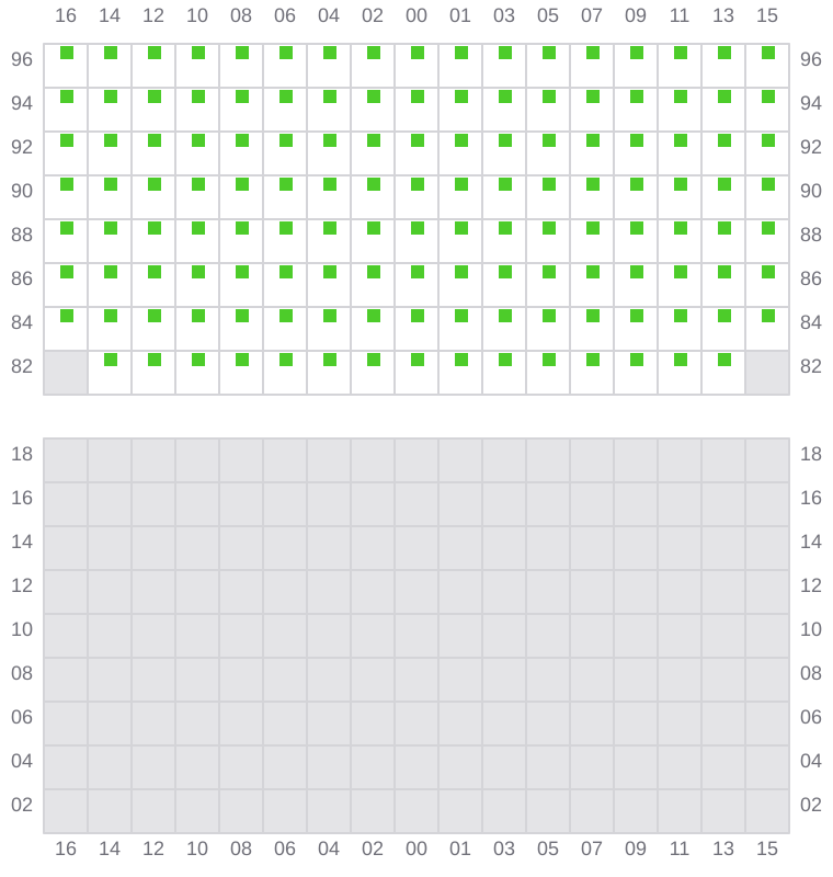 Bay 079 view and slots of NAVARINO