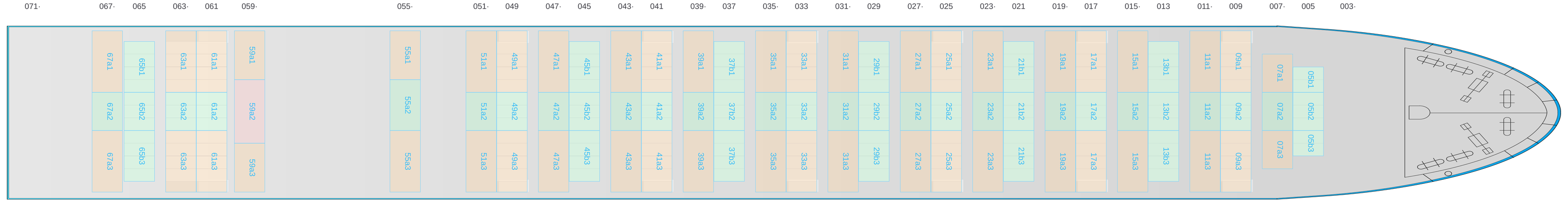 Deck view of EVER DAINTY