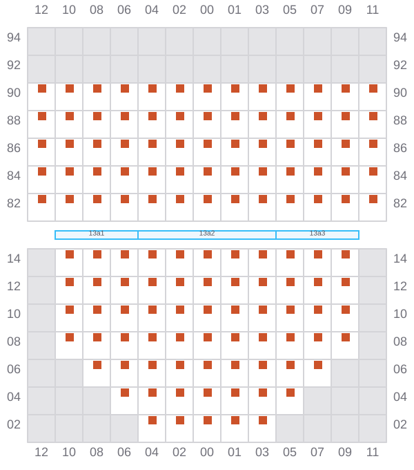 Bay 013 view and slots of ALE