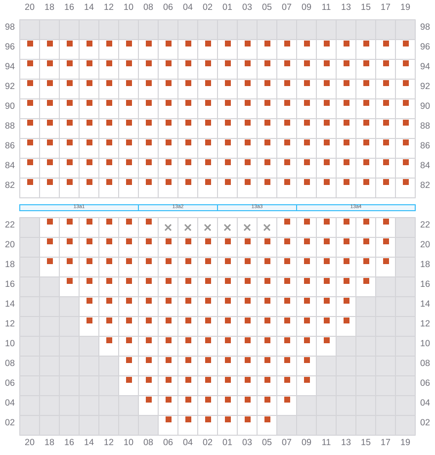 Bay 015 view and slots of APL SENTOSA