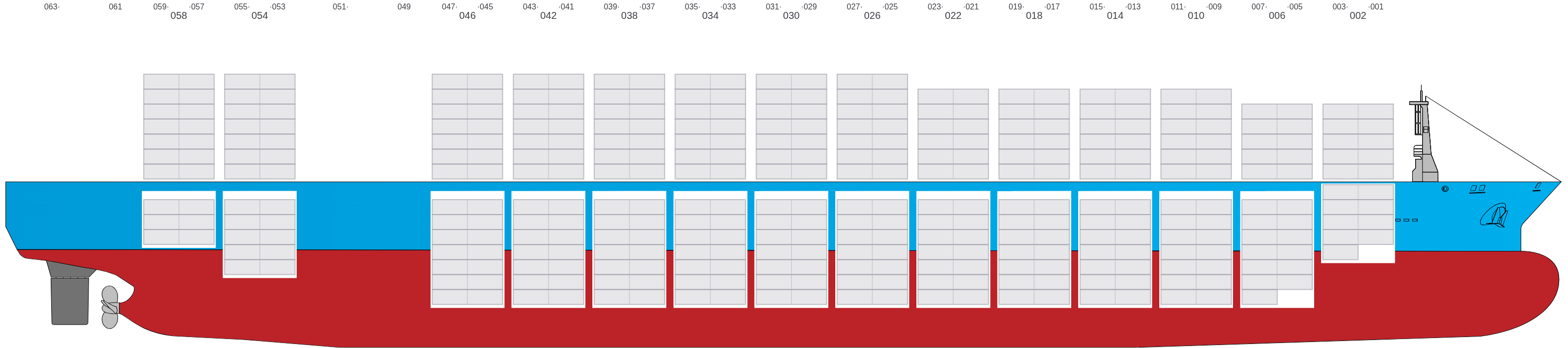 Side view of SEASPAN FRASER