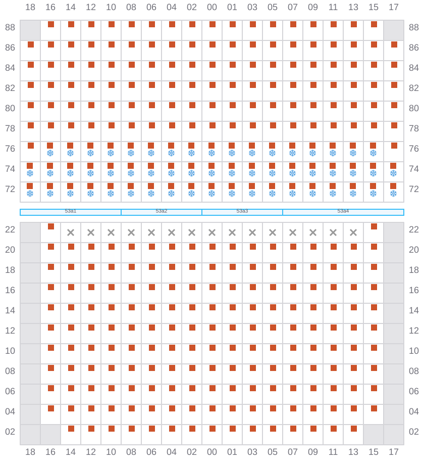 Bay 055 view and slots of ERVING