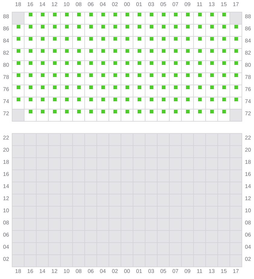 Bay 085 view and slots of ERVING