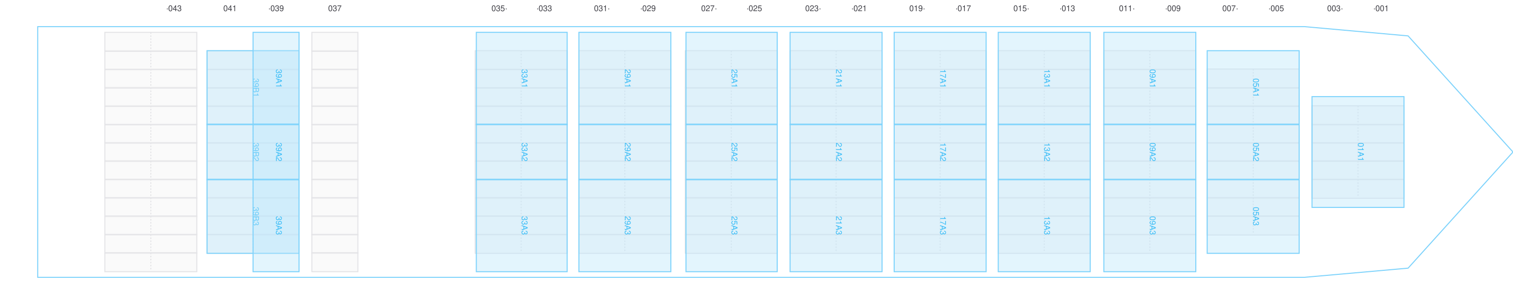 Deck view of ZHONG WAI YUN XIN GANG