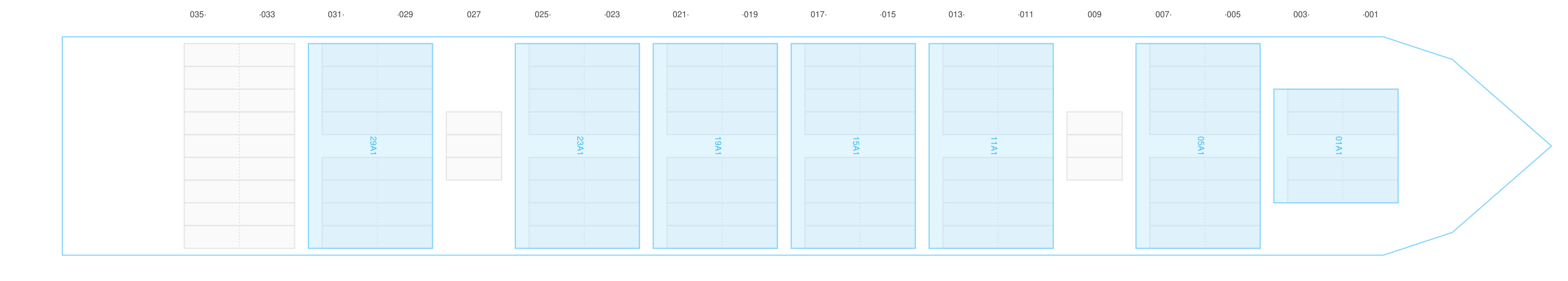 Deck view of OYKU A