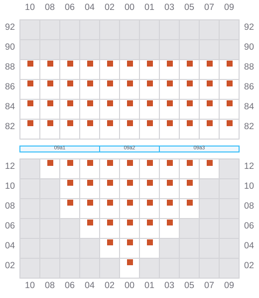 Bay 009 view and slots of D QUEENS