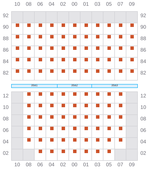 Bay 017 view and slots of D QUEENS