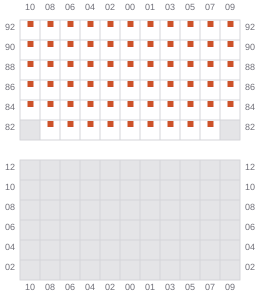 Bay 037 view and slots of D QUEENS