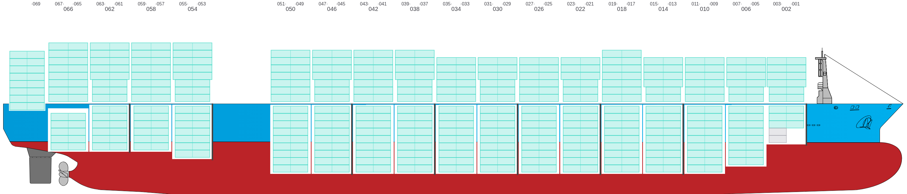 Side view of MSC ALMA VII