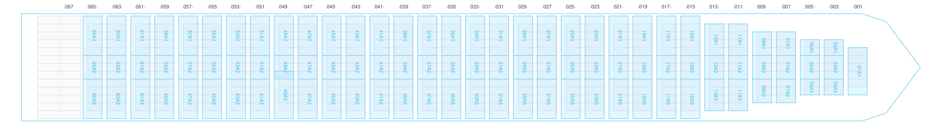 Deck view of HYUNDAI FORWARD