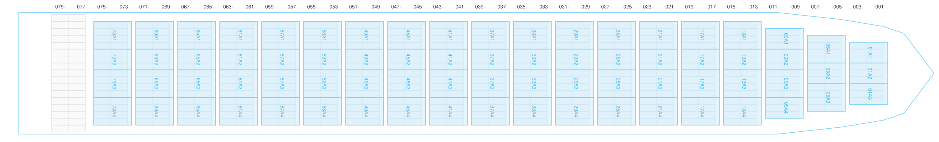 Deck view of XIN MEI ZHOU