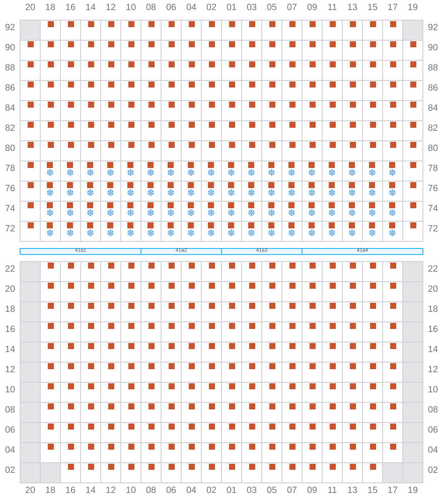 Bay 043 view and slots of APL MERLION