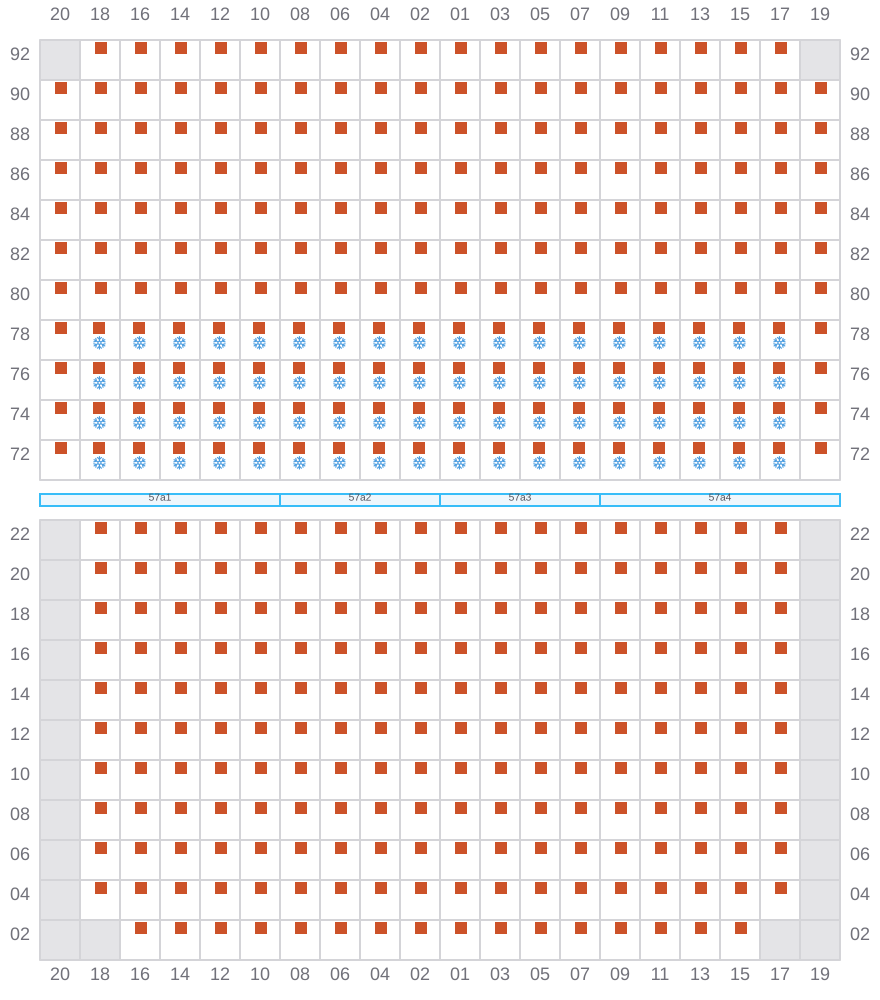 Bay 059 view and slots of APL MERLION