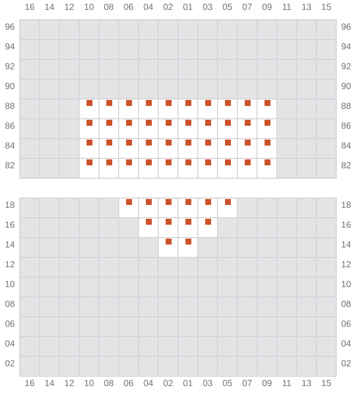 Bay 001 view and slots of AGIOS DIMITRIOS