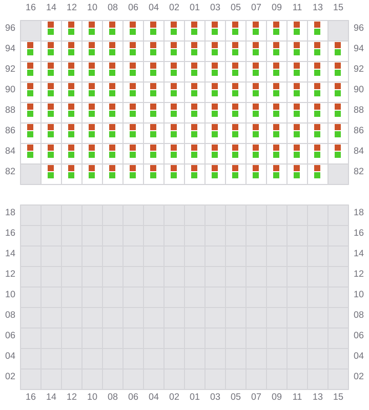Bay 059 view and slots of AGIOS DIMITRIOS