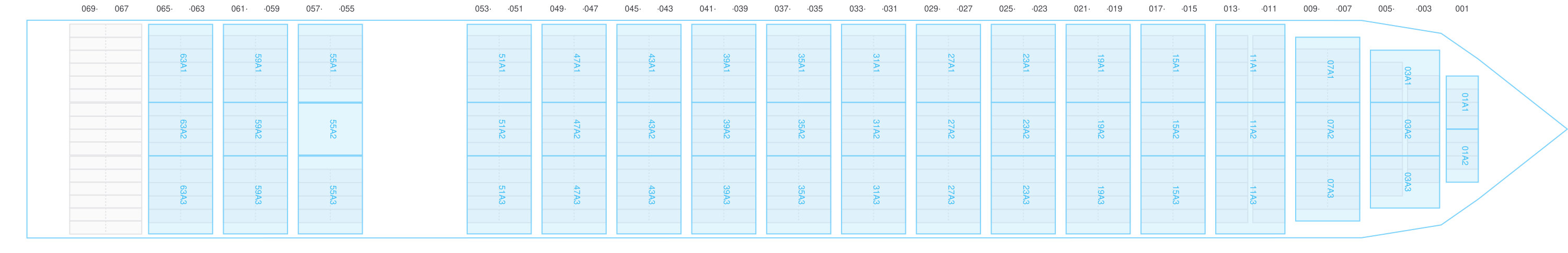 Deck view of PRESTIGE