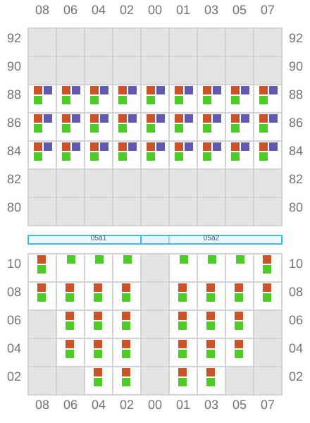 Bay 005 view and slots of LIONFISH