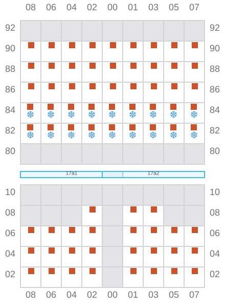 Bay 019 view and slots of LIONFISH