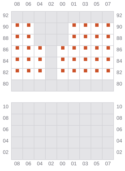 Bay 021 view and slots of LIONFISH