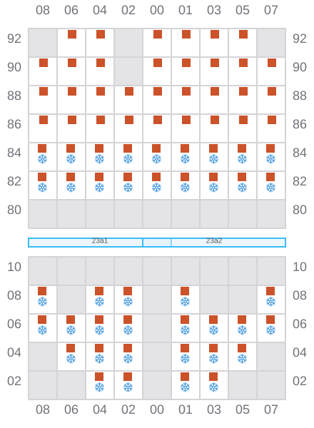 Bay 025 view and slots of LIONFISH