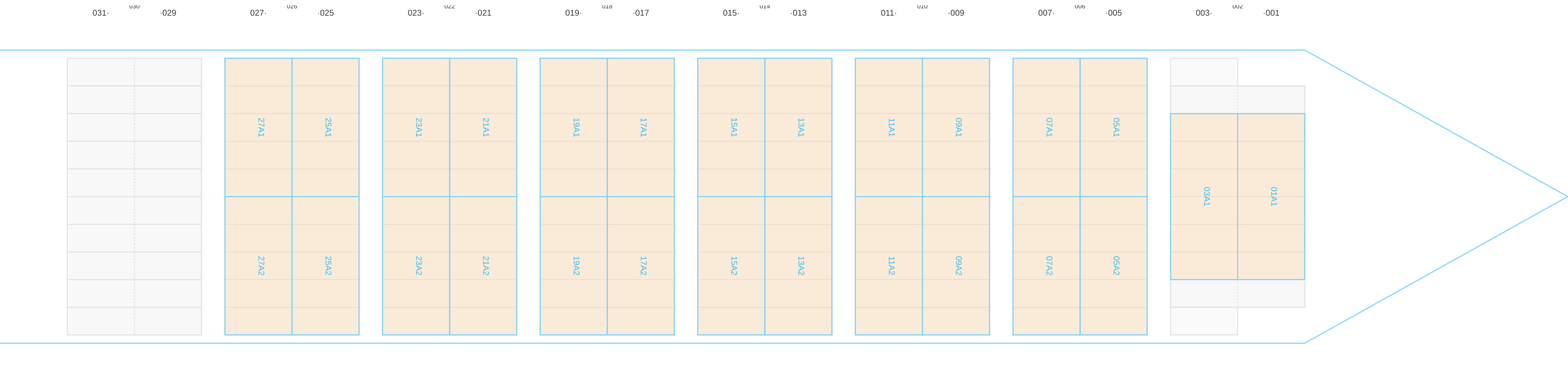 Deck view of VARAMO