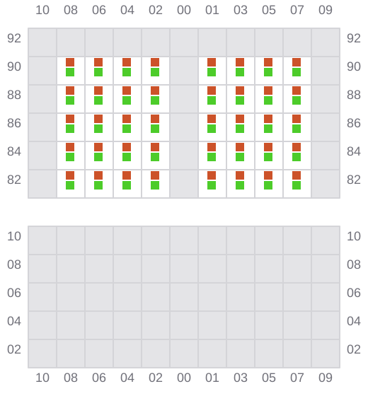Bay 039 view and slots of HR SAHARE
