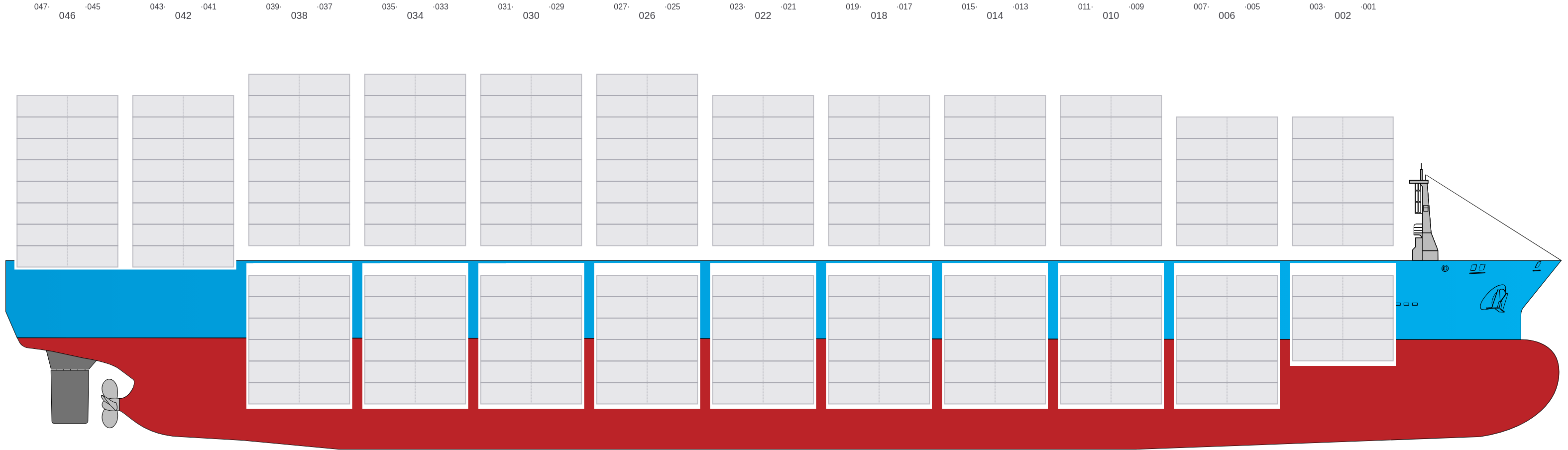 Side view of CMA CGM FORT FLEUR D'EPEE