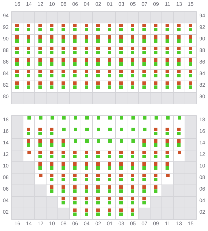Bay 019 view and slots of HYUNDAI SINGAPORE