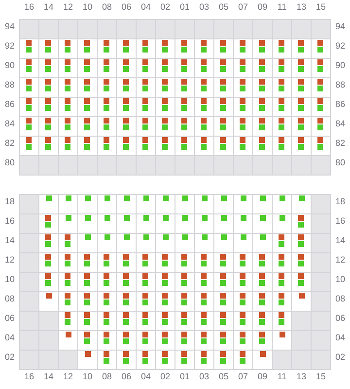 Bay 023 view and slots of HYUNDAI SINGAPORE