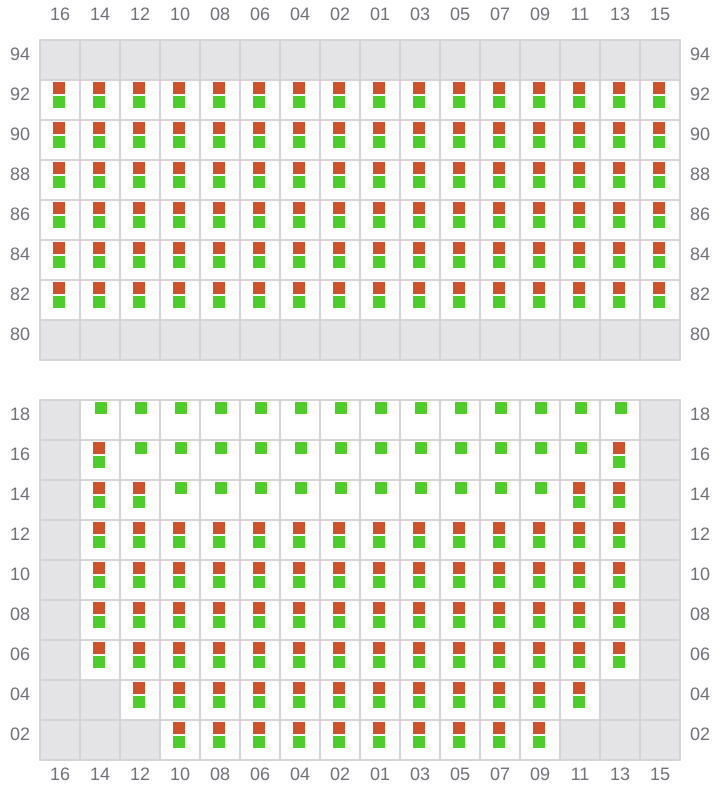 Bay 027 view and slots of HYUNDAI SINGAPORE
