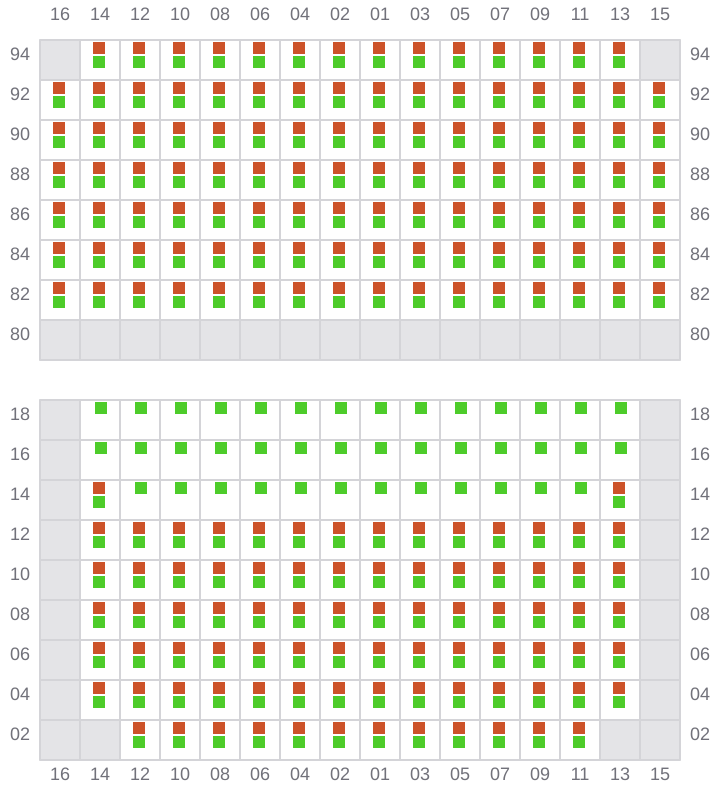 Bay 043 view and slots of HYUNDAI SINGAPORE