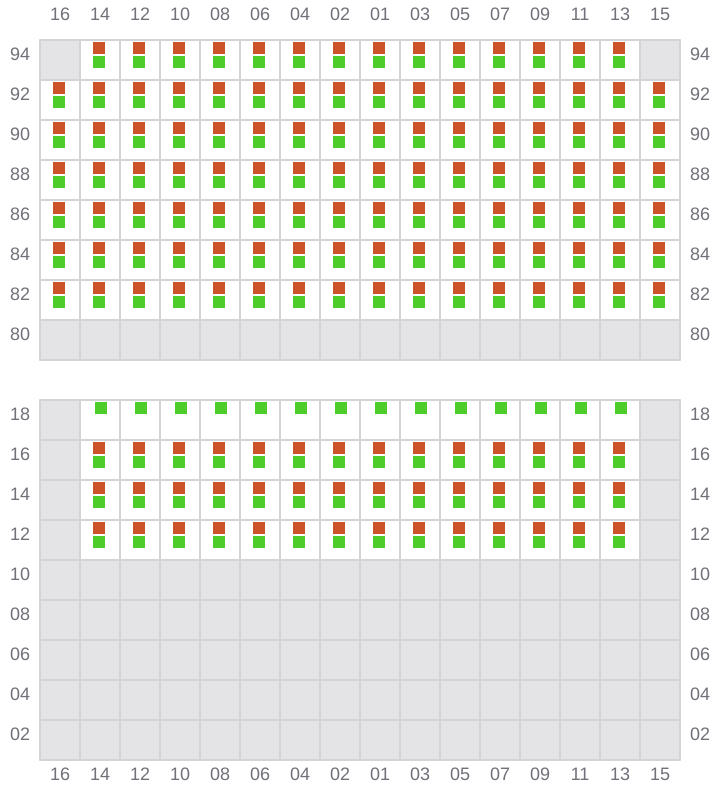 Bay 067 view and slots of HYUNDAI SINGAPORE