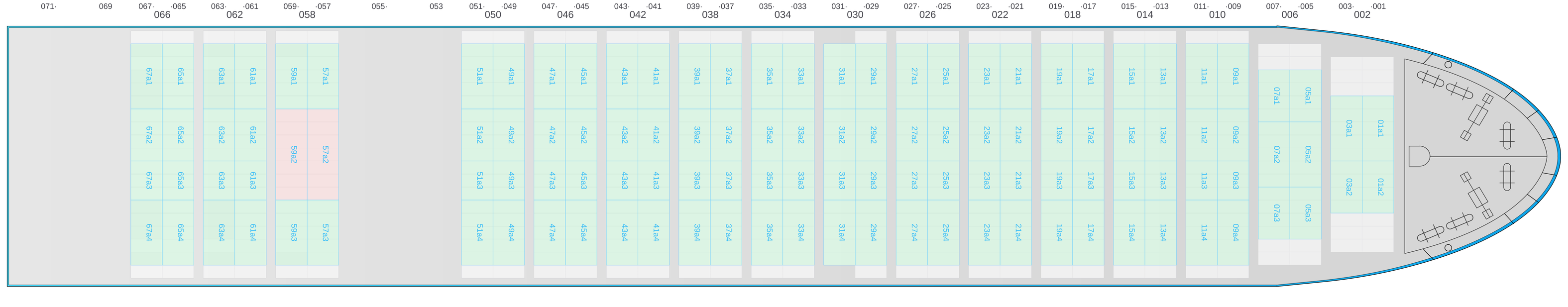 Deck view of CMA CGM JACQUES JUNIOR