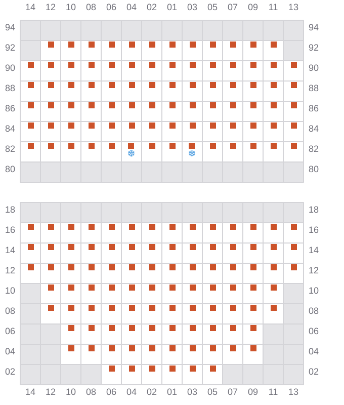Bay 015 view and slots of HAWK I
